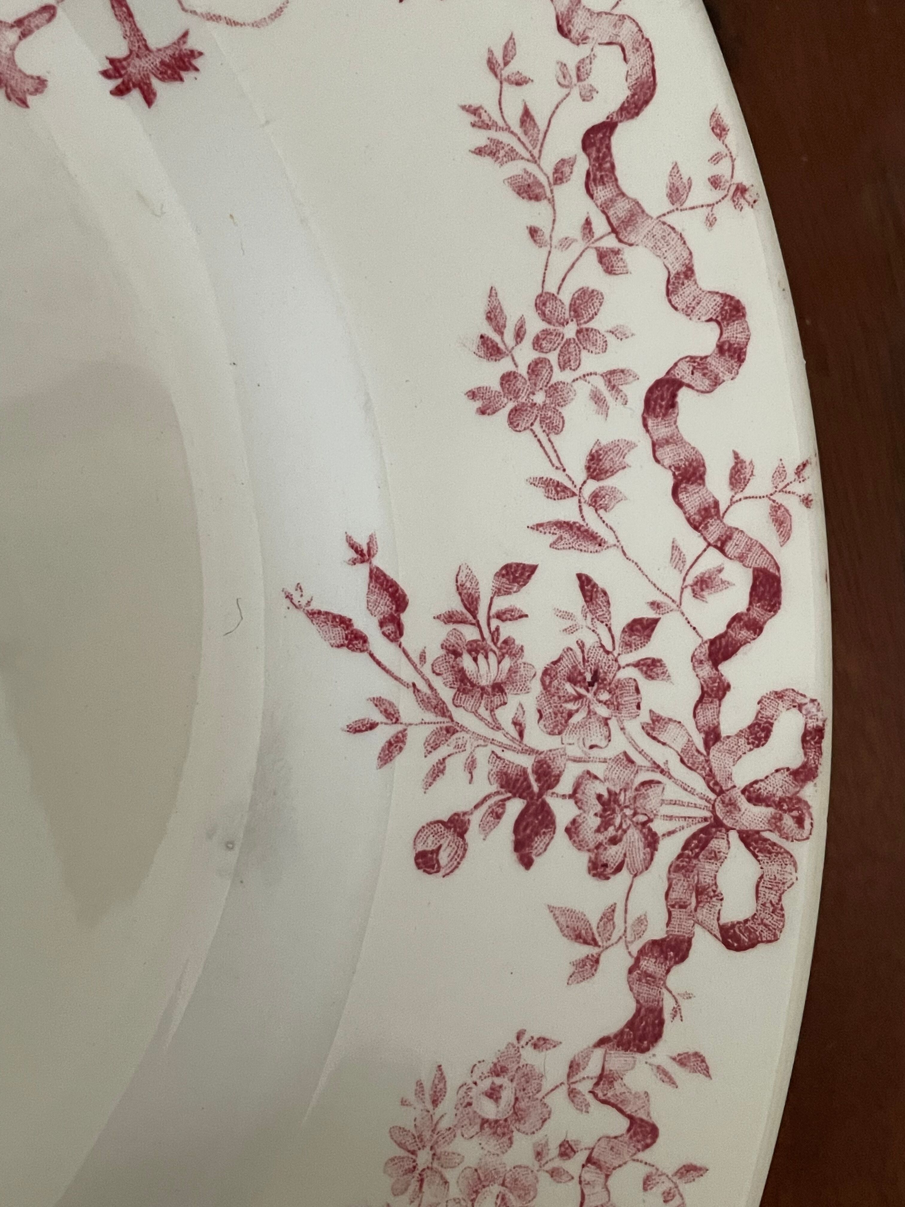 Two ceramic dishes from Longwy