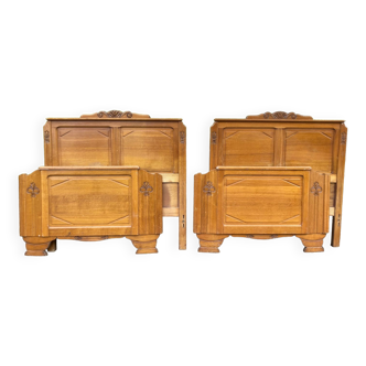 Set of 2 headboards and footboards Louis XV style