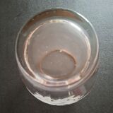 Large engraved crystal vase