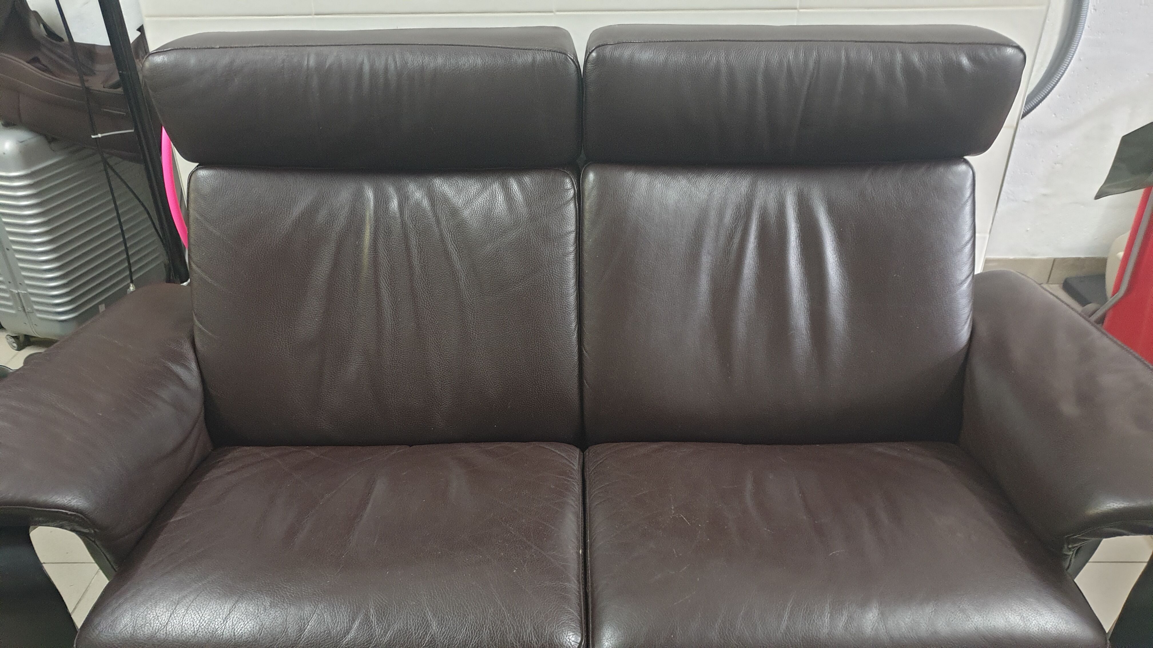 Canape 2 places en cuir Stressless