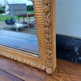 Mirror 19th Wood and Golden Stuck