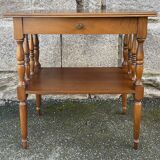 Bedside table, end table, wood, vintage, 60s