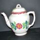 Sarreguemines coffee pot, Colmar polychrome decoration, bamboo shape, 1930.
