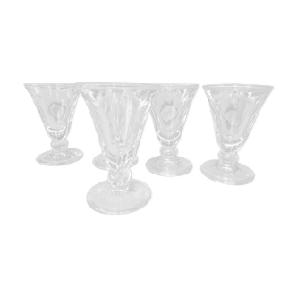 Lot de 5 verres de bistrot