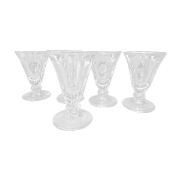 Lot de 5 verres de bistrot