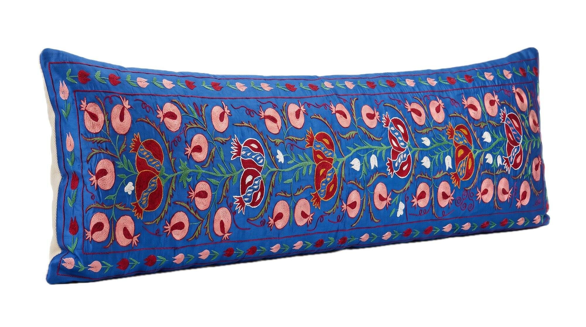 Vintage embroidered cushion cover 46x187 cm