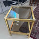 Side table in the style of Pierre Vandel.