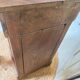 Antique bedside table in solid wood – natural patina