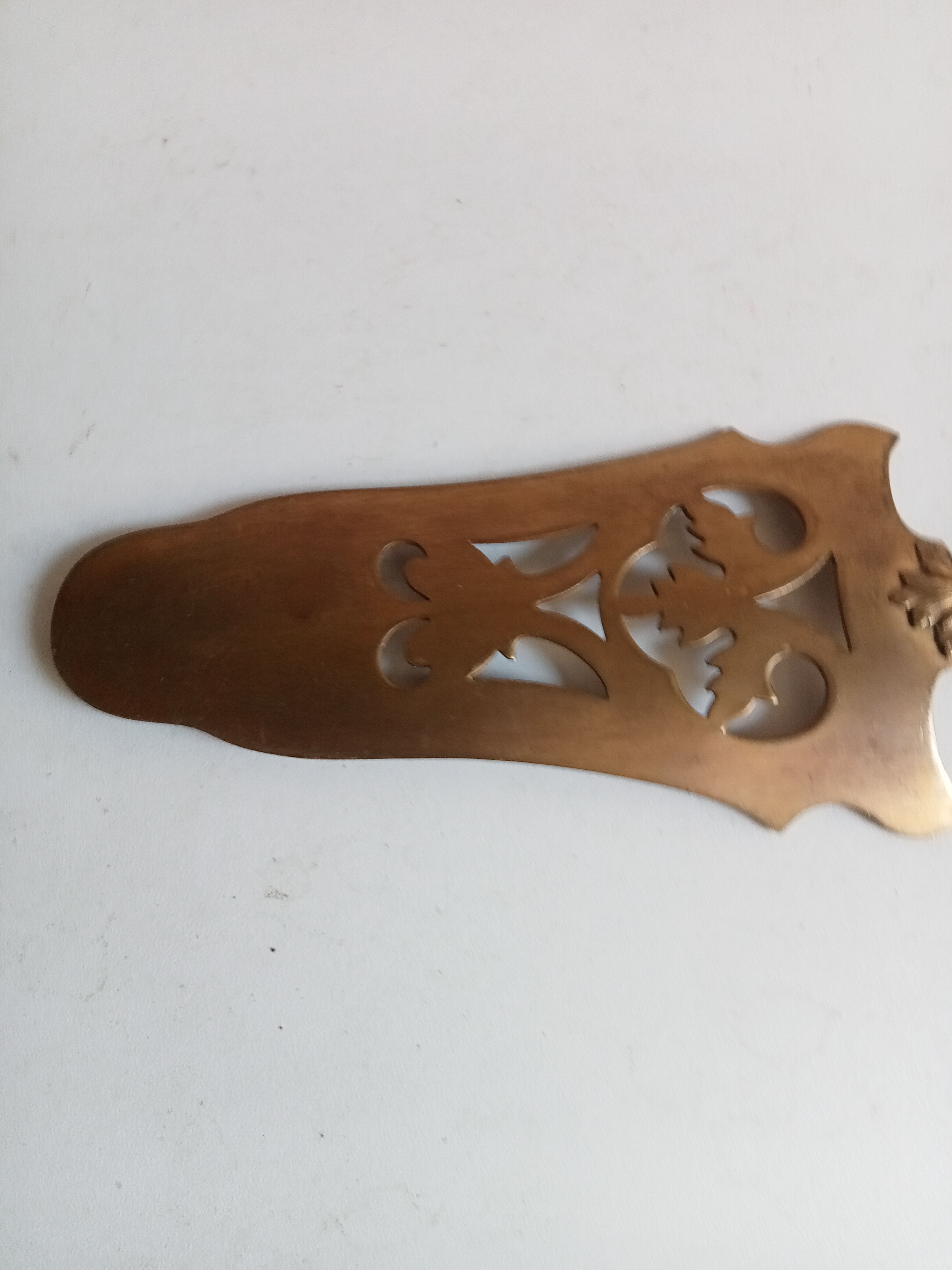 Pie peel XIXth in filled silver and vermeil