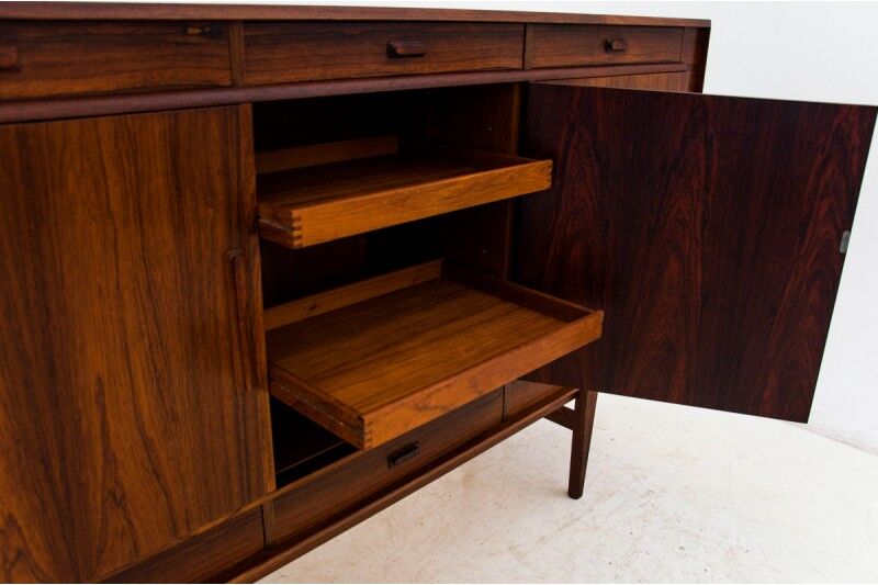 Rosewood highboard, Denmark, 1960s