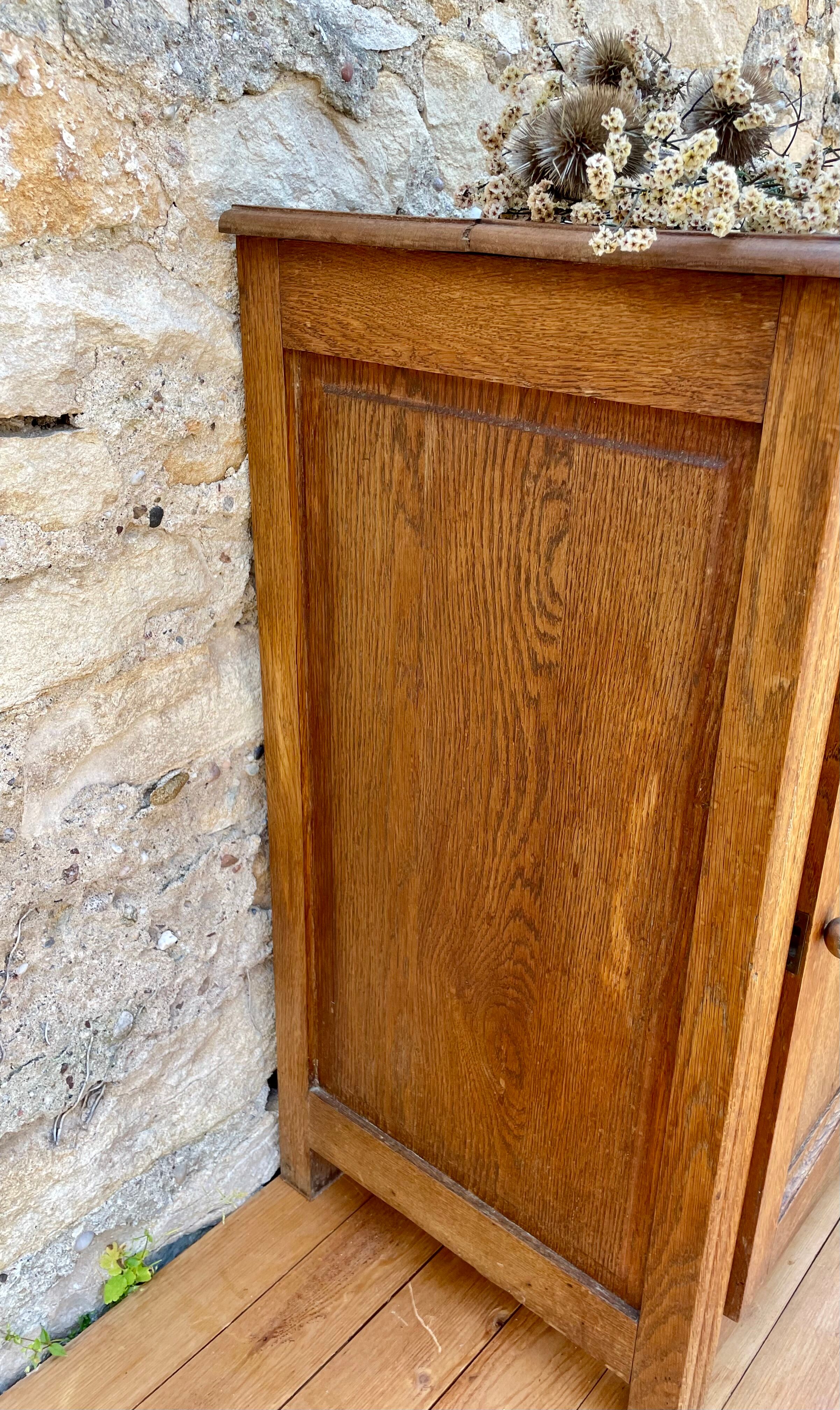 Art Deco oak jam maker