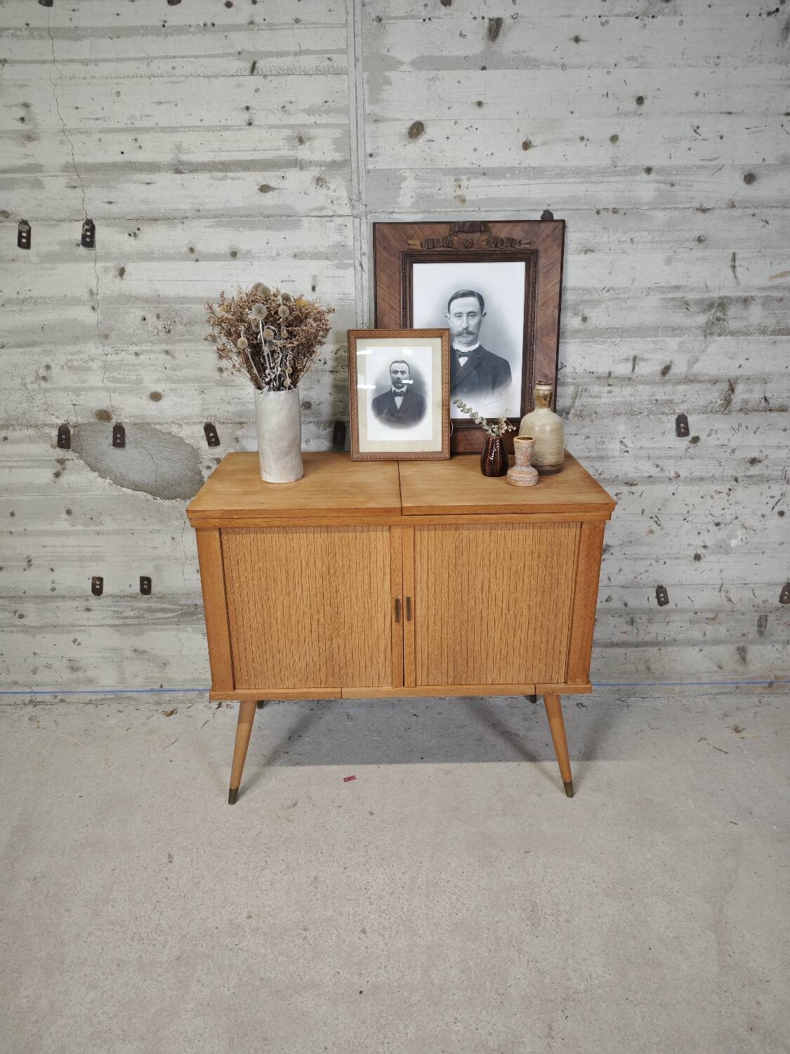 Old sewing machine cabinet