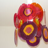 Suspension with colored discs 70