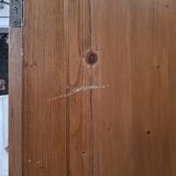 3-panel wooden room divider - 2 panels with perfect hinge stripes