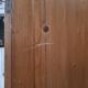 Wooden screen with 3 panels - 2 panels with stripes and perfect hinges.