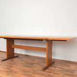 Table à manger en teck et carrelage par Gangso Mobler