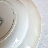 Antique earthenware soup plates