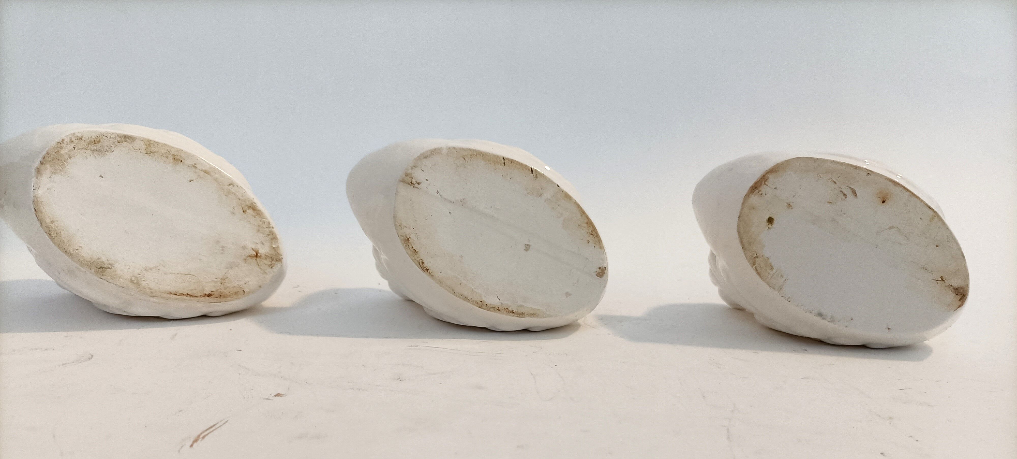White porcelain swan table planters 1950/1960.