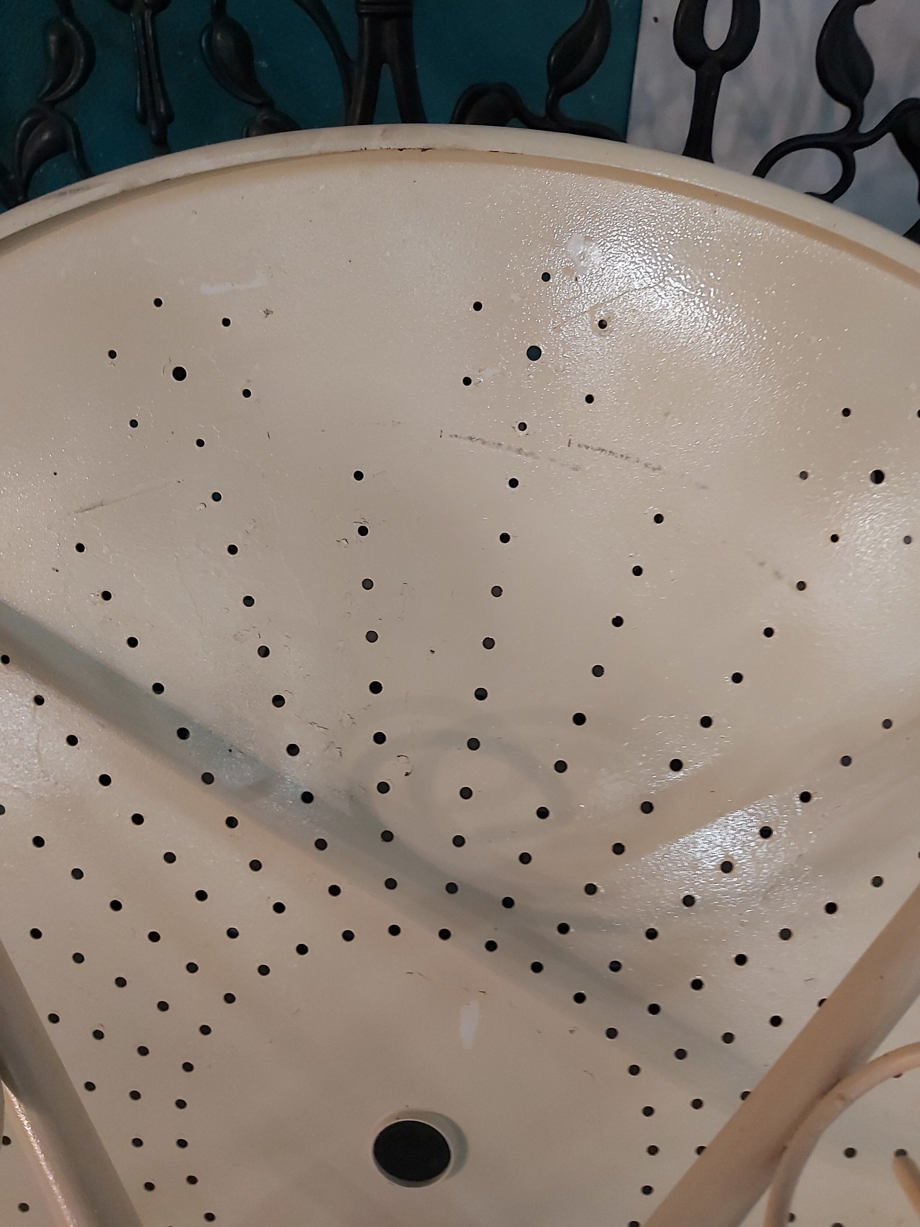 Wrought iron garden living room