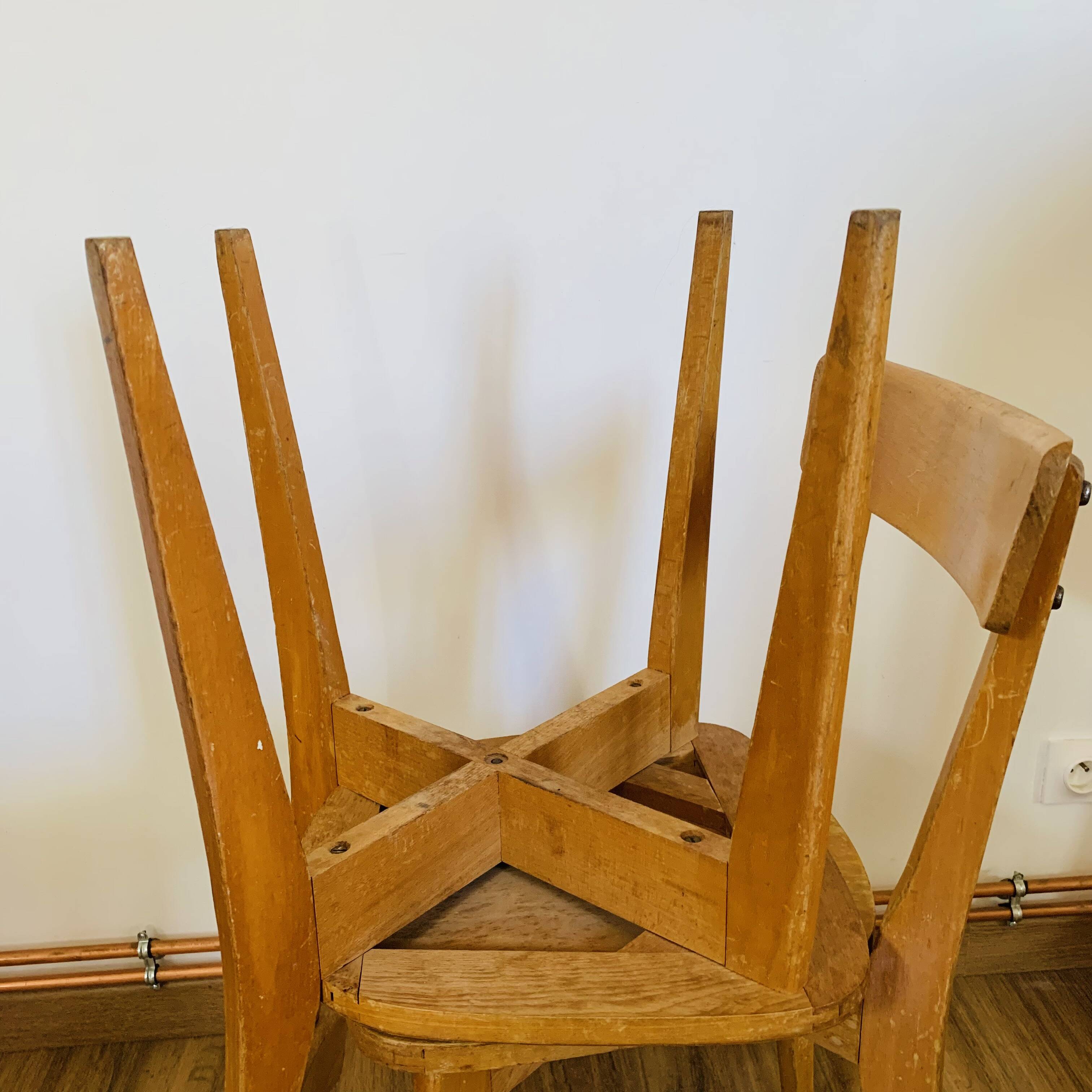 Pair of bistro chairs