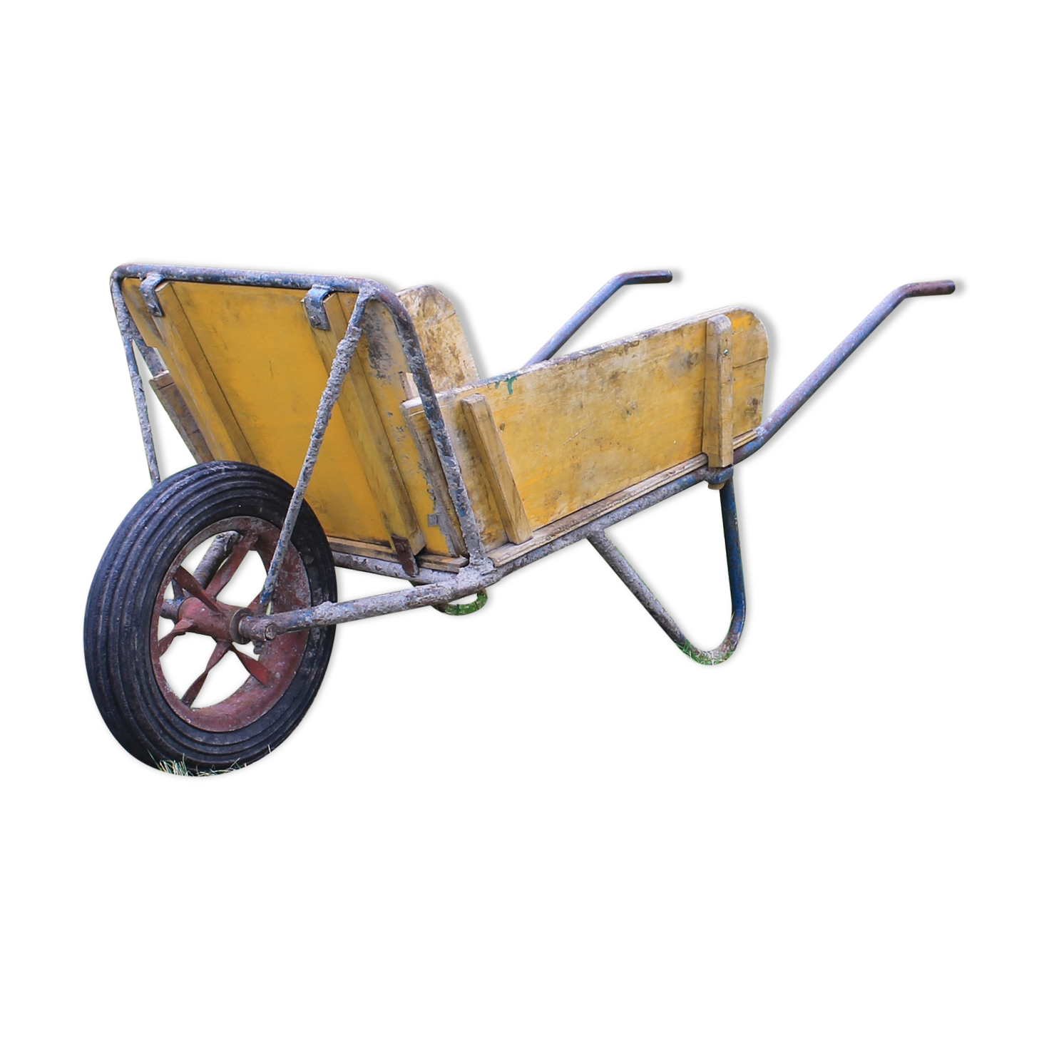 Wheelbarrow with 2 removable leaves from the 1950s