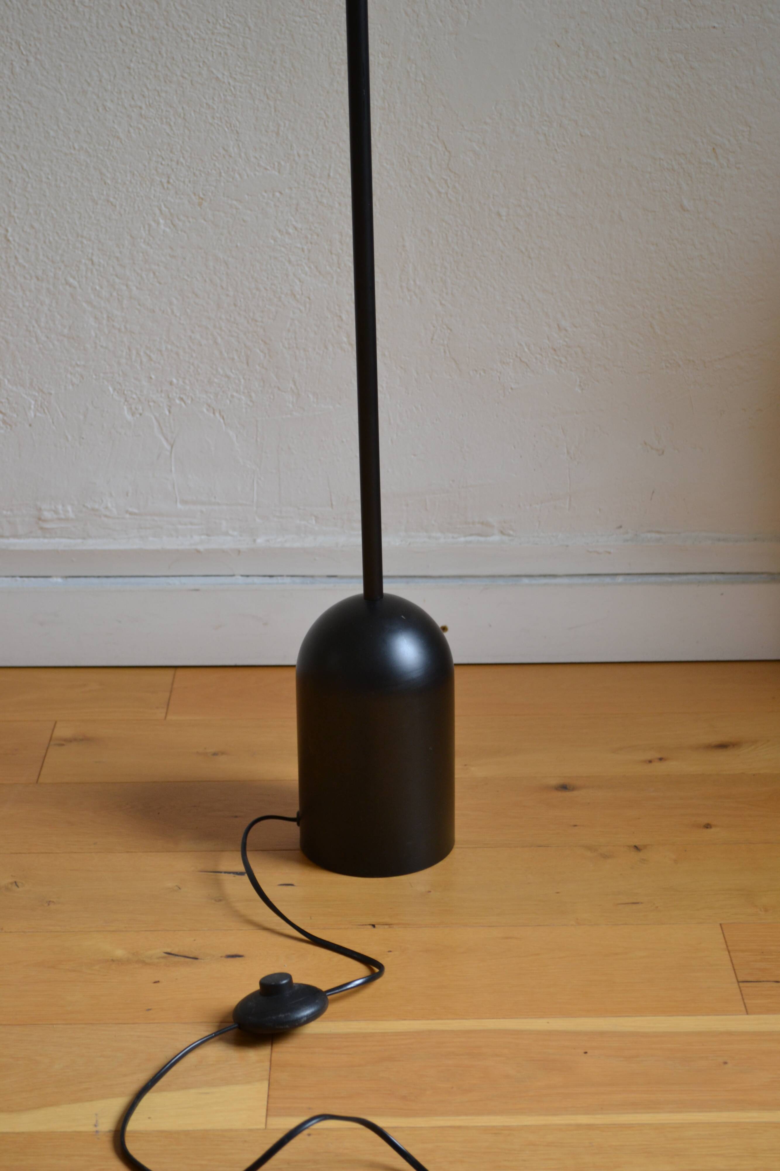 Vintage postmodernist reading floor lamp 1980