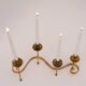 Mid-century modern metal candlesticks by Gunnar Ander for Ystad-Metall, Sweden, 1960s