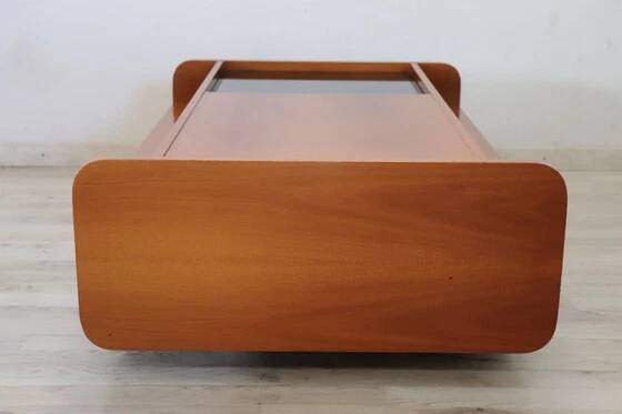 Table basse avec compartiment bar, Italie années 1970