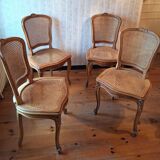 Four dining room chairs