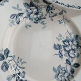 Set of 6 Terre de Fer plates, Acacia model