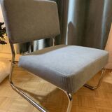 Restored chrome armchair