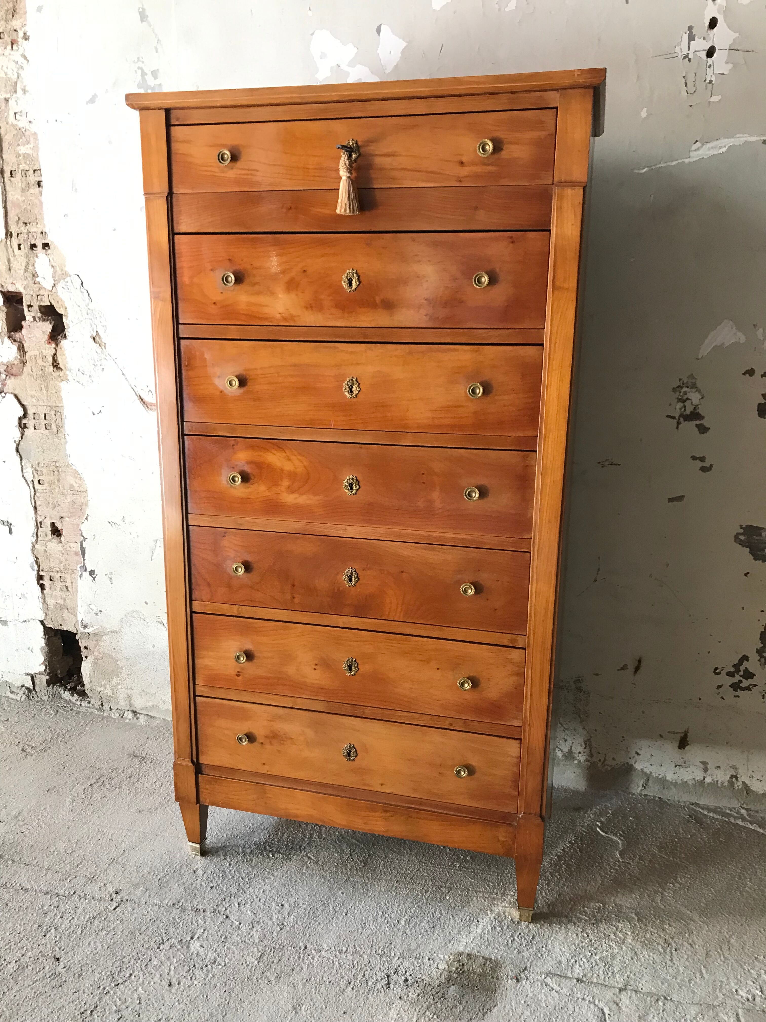 Louis XVI style chest of drawers