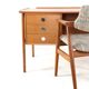 Bureau Dyrlund en teck de design danois moderne du milieu du siècle