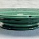 Footed compote with shaded enamels Sarreguemines majolica
