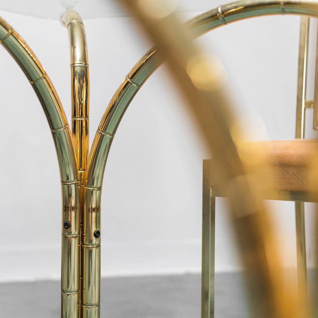 Dining set table four chairs 70s vintage modern