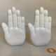 Pair of O-hand bookends