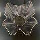 Vintage 1970s plexiglass handkerchief vase