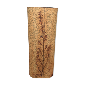 Raymonde Leduc Vallauris sandstone vase herbarium decorations