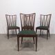 Set of four vintage Art Deco chairs