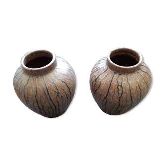 A pair of art-deco vases