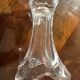 Small corolla vase in crystal from Vannes art-deco period - h 18.5 cm