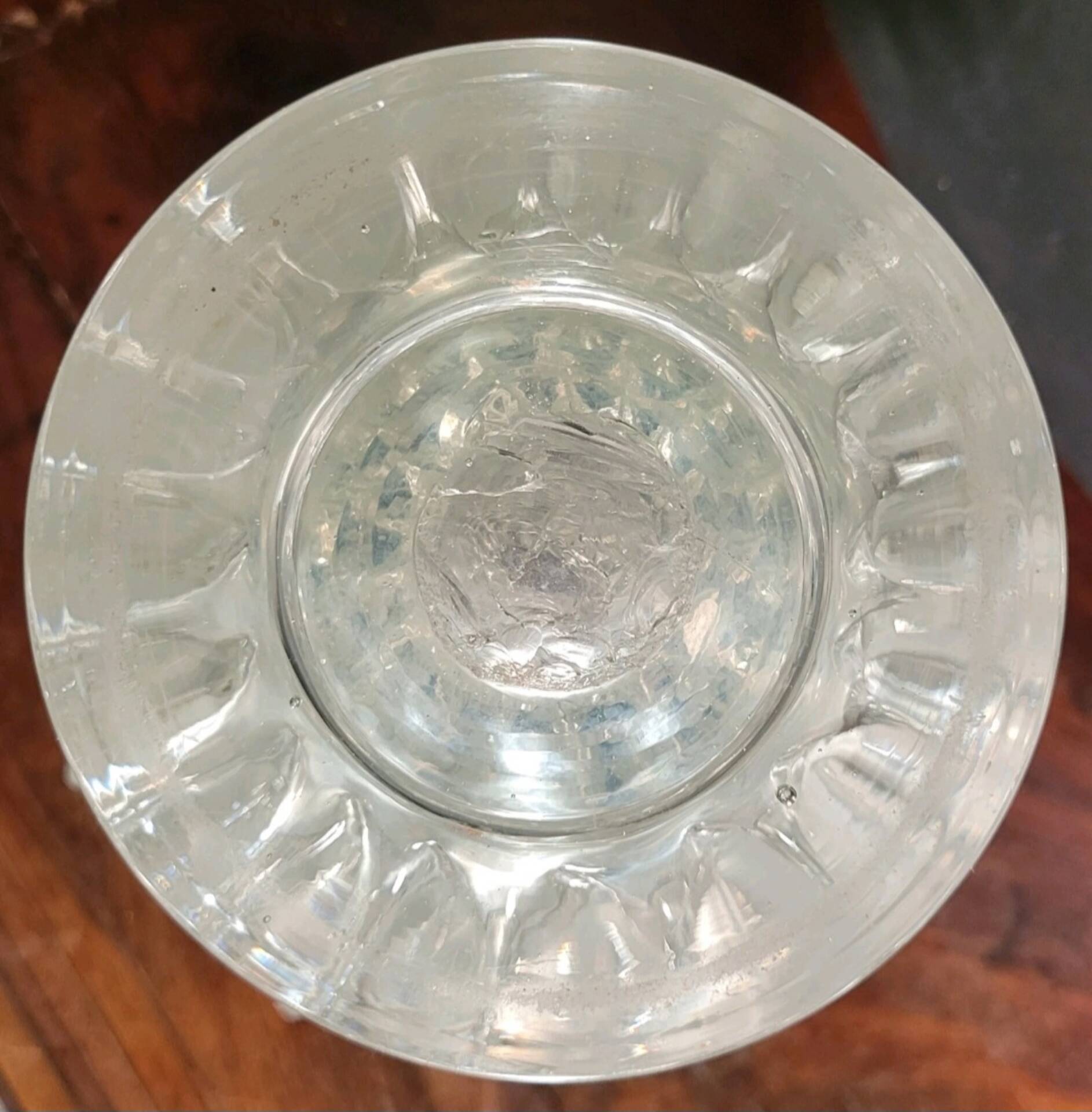 Rostrato vase in clear Murano glass by Barovier & Toso, Italy, 1930s