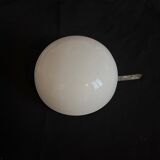 Vintage round opaline wall light