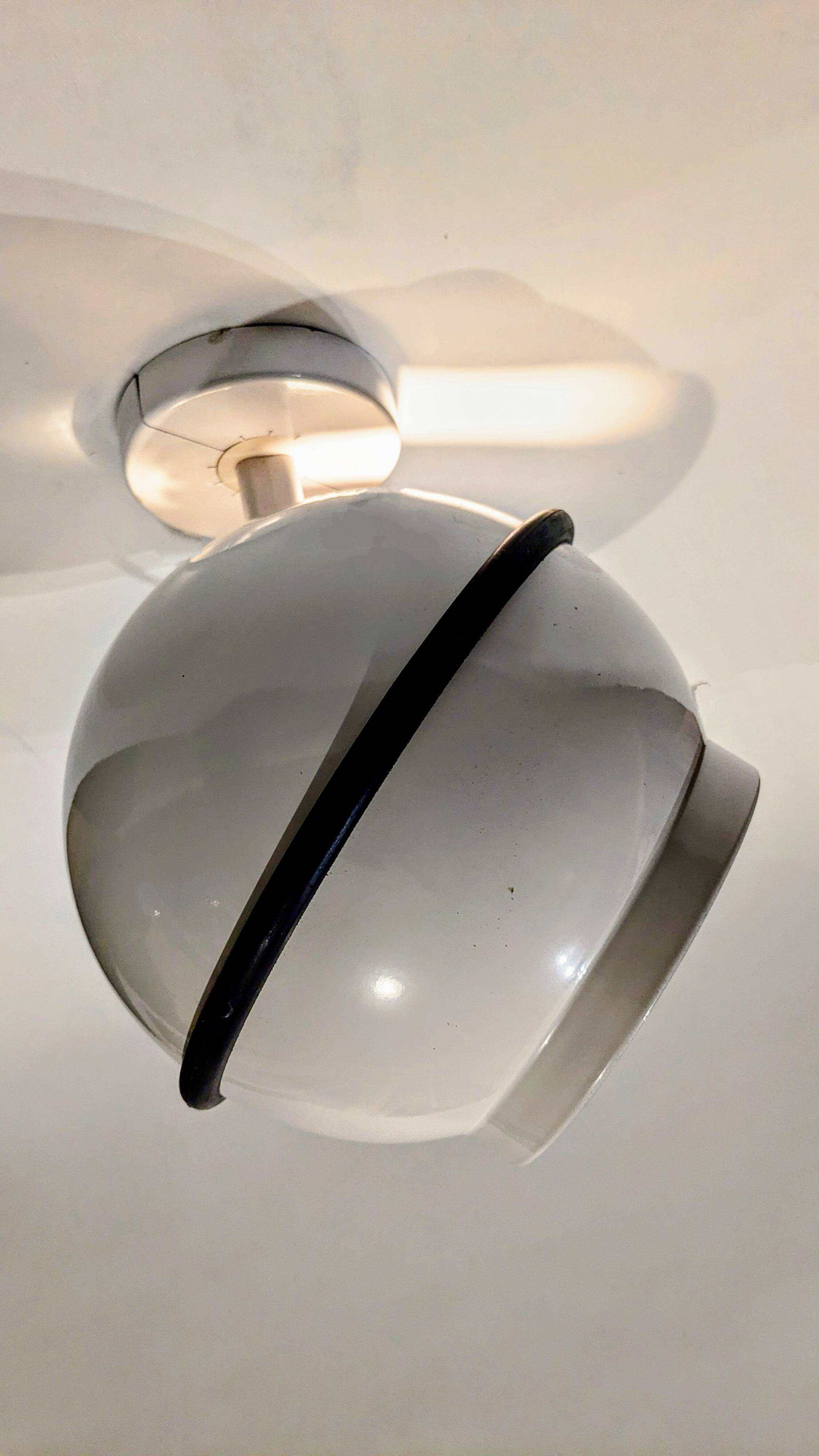 Space Age EyeBall 70s Design Wall or Ceiling Lamps