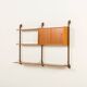 Small Ergo teak wall unit by John Texmon, Norway 1960s
