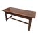 19th century solid walnut Burgundy farmhouse table with two drawers - 1m82