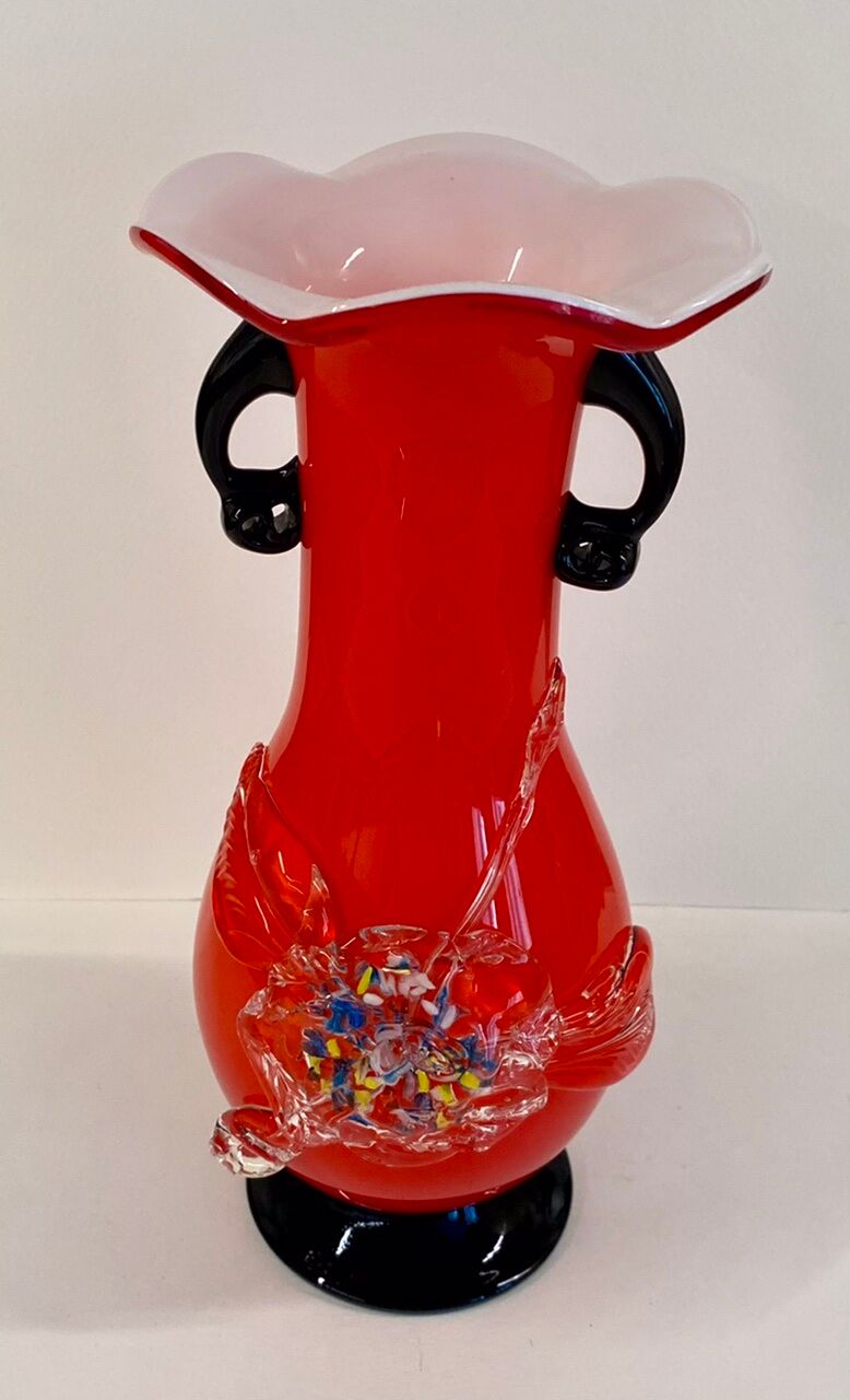 Vase Murano red 70s