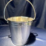 Silver metal ice cube bucket tableware