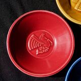 Air France : Old ashtrays / pocket drains / advertising cups in porcelain 1950's