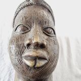 head of Ife, cradle of the Yorubas, from the Kingdom of Benin (Nigeria) in Bronze 1950s-60s Col
